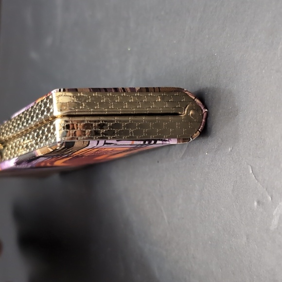 Vintage Mid-century Eyeglasses Case Multi-colored with Kiss Lock. - Picture 4 of 8